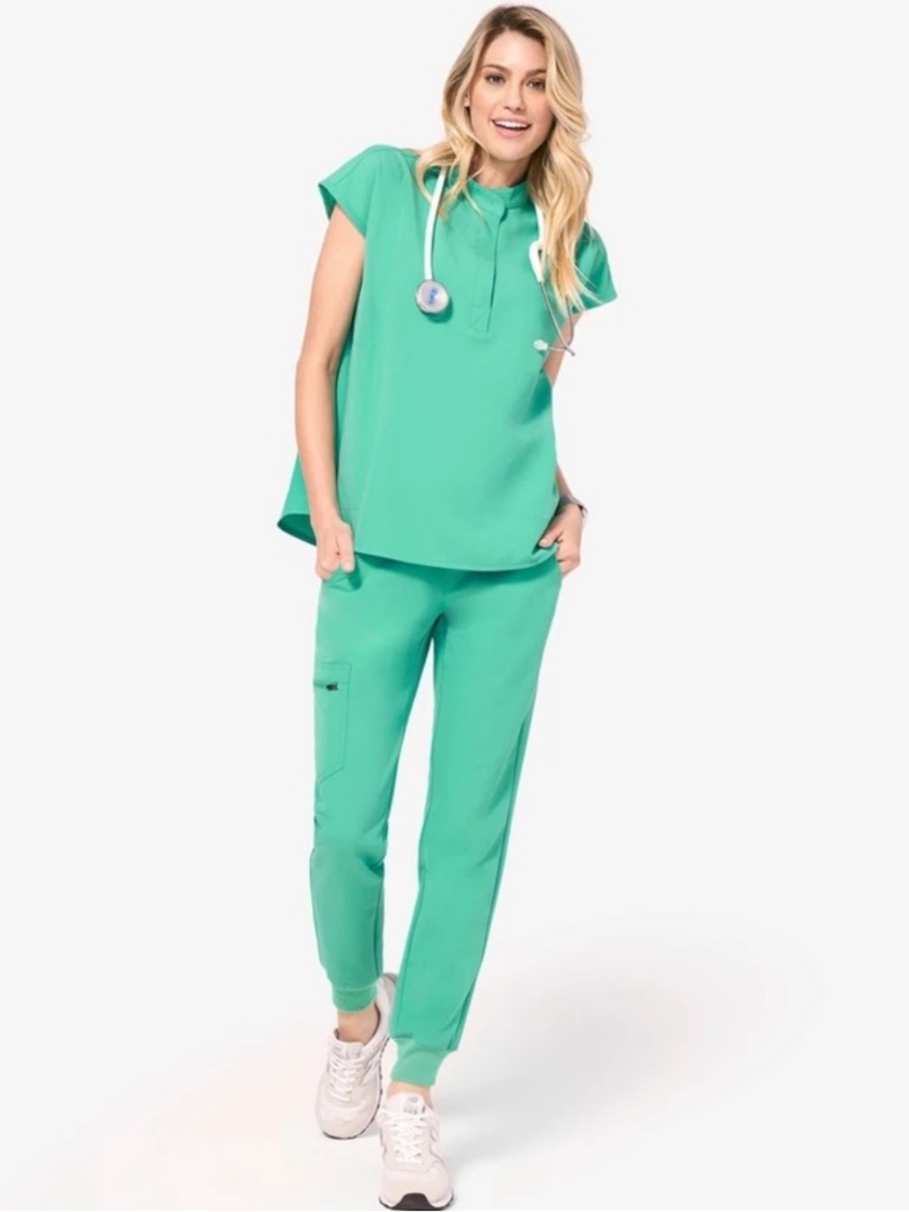 FIGS surgical green Rafaela top XL NWT